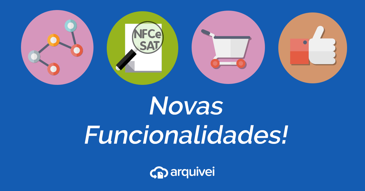 Novas funcionalidades