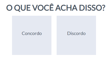 Opções da Enquete de Votação da PL8300