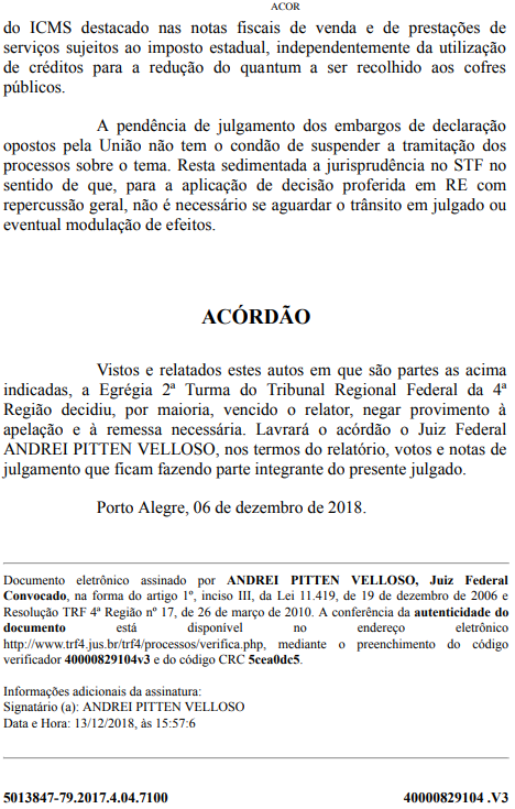 icms nota fiscal