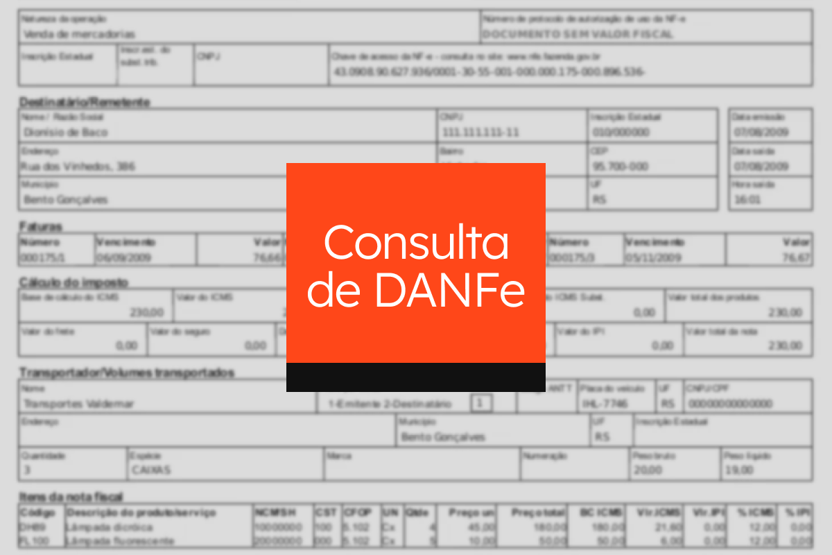 Imagem ilustrativa do post sobre consulta danfe