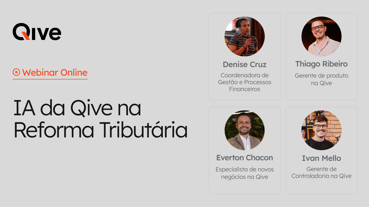 Thumb de chamada para o webinar sobre a IA da Qive na reforma tributária